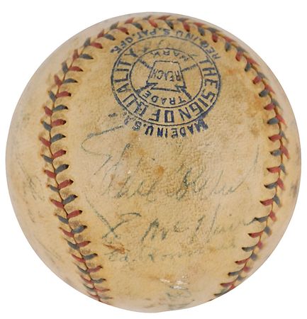 Lot #1333 Philadelphia Athletics: 1932: 