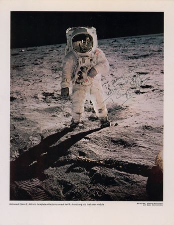 Lot #537 Buzz Aldrin NASA Prints - Image 1
