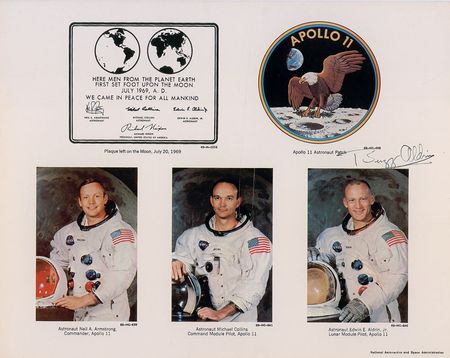 Lot #537 Buzz Aldrin NASA Prints - Image 2