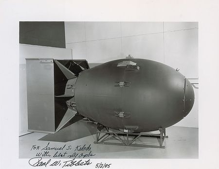 Lot #445 Enola Gay: Paul Tibbets Signed Photographs - Image 2