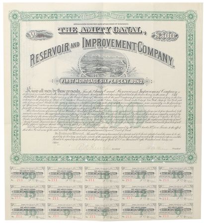 Lot #211 Charles H. Dow Signed Document - Image 1