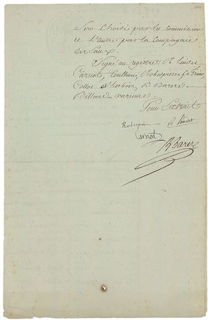 Lot #298 Maximilien Robespierre: Robespierre commandeers wagons 11 days before meeting his fate - Image 2