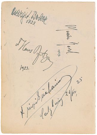 Lot #748 Composers and Singers: Unique collection including Ravel and a protege of Strauss - Image 2