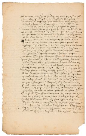 Lot #271 Marie de Medici: Lengthy document from the Queen Regent and her council - Image 2