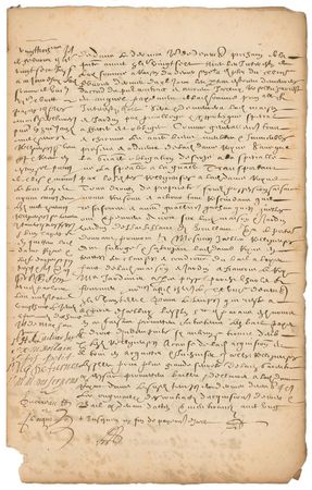 Lot #271 Marie de Medici: Lengthy document from the Queen Regent and her council - Image 5