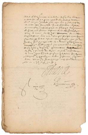 Lot #271 Marie de Medici: Lengthy document from the Queen Regent and her council - Image 8