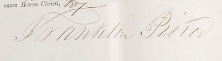 Lot #33 Franklin Pierce: Ship’s papers for a long-duration whaling voyage to the Pacific - Image 2