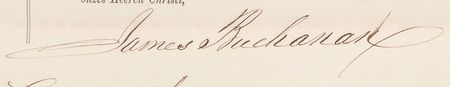 Lot #38 James Buchanan: Scarce unissued ship’s papers - Image 2