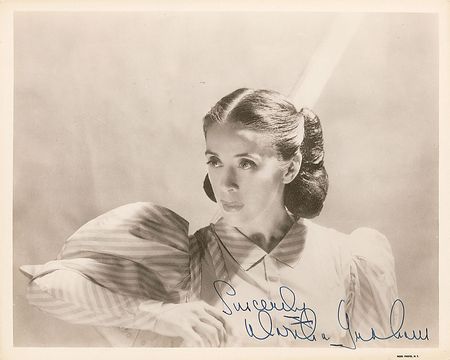 Lot #1165 Martha Graham Signed Photograph - Image 1