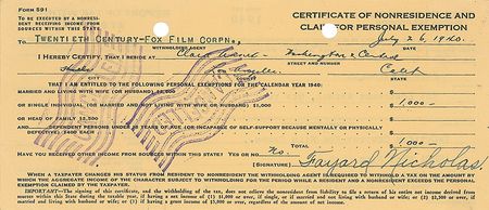 Lot #1213 The Nicholas Brothers - Image 1