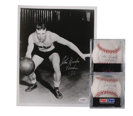 Lot #1535 John Wooden Group Lot - Image 3