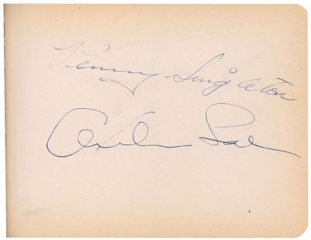 Lot #1110 Autograph Books: 