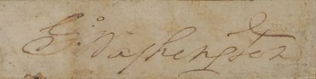 Lot #3 George Washington: Revolutionary War-era signature - Image 2