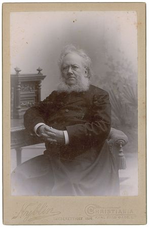 Lot #605 Henrik Ibsen: Cabinet portrait of the immensely influential playwright - Image 2
