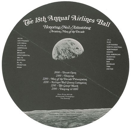 Lot #513 Neil Armstrong: Signed by the ?Aviation Man of the Decade? in 1970 - Image 2