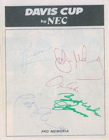 Lot #1523 Tennis: Davis Cup Program - Image 2