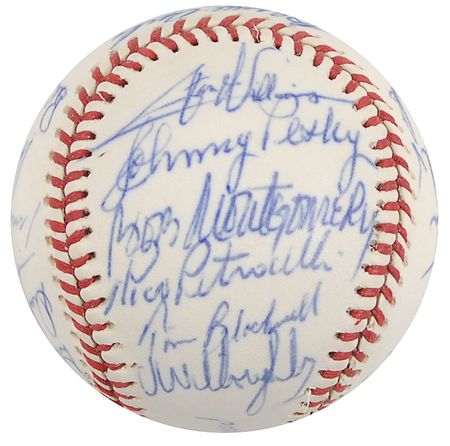 Lot #1402 Boston Red Sox: 1975 Baseball - Image 4