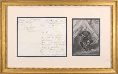 Lot #421 William T. Sherman: 