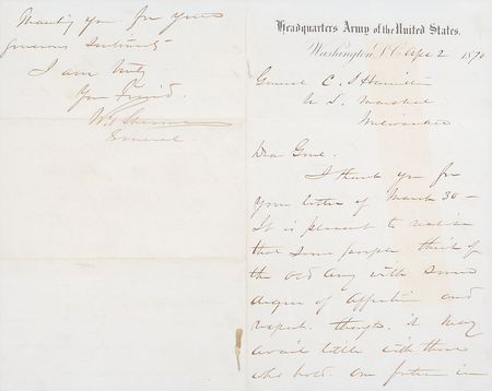 Lot #421 William T. Sherman: 