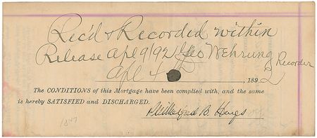Lot #38 Rutherford B. Hayes Signed Document - Image 2