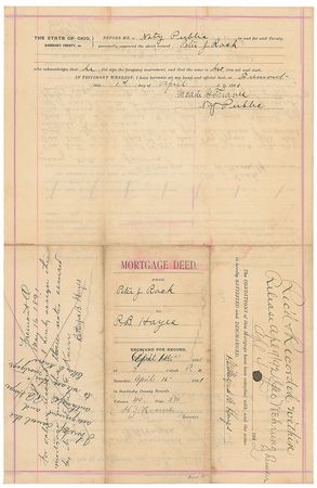 Lot #38 Rutherford B. Hayes Signed Document - Image 4