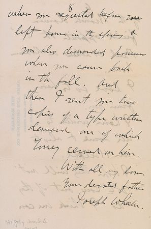 Lot #387 Joseph Wheeler Letters - Image 3