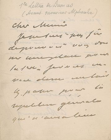 Lot #511 Alexandre Dumas, fils Handwritten Letters Signed - Image 5