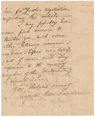 Lot #230 Ada Lovelace: The world?s first computer programmer - Image 2