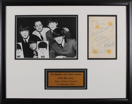 Lot #638 Beatles: The Juke Box Jury taping in December of 1963 - Image 1