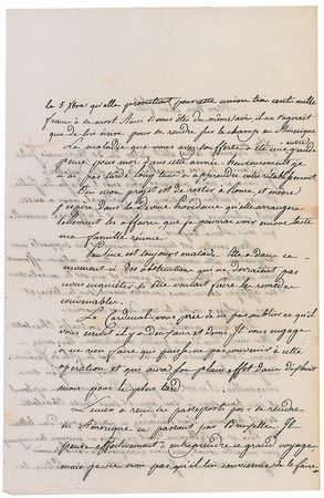 Lot #145 Letizia Ramolino Bonaparte Signed Letter - Image 2