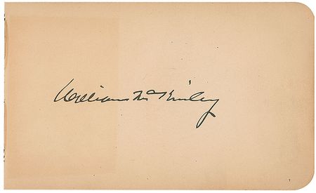 Lot #46 William McKinley and Cabinet: Fantastic album containing President McKinley and almost all of his cabinet, along with generals and senators - Image 1