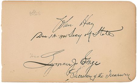 Lot #46 William McKinley and Cabinet: Fantastic album containing President McKinley and almost all of his cabinet, along with generals and senators - Image 2