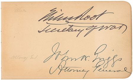 Lot #46 William McKinley and Cabinet: Fantastic album containing President McKinley and almost all of his cabinet, along with generals and senators - Image 3