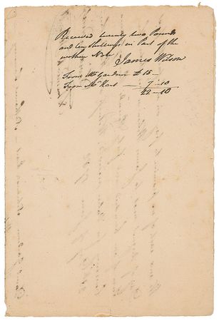Lot #179 Declaration of Independence: James Wilson Signed Document - Image 2