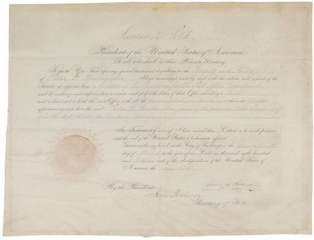Lot #18 James Polk and James Buchanan: Scarce and