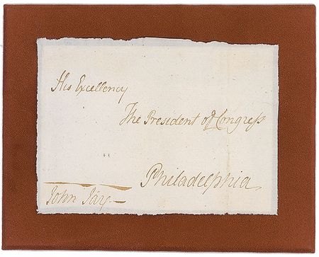 Lot #208 John Jay Free Frank - Image 2