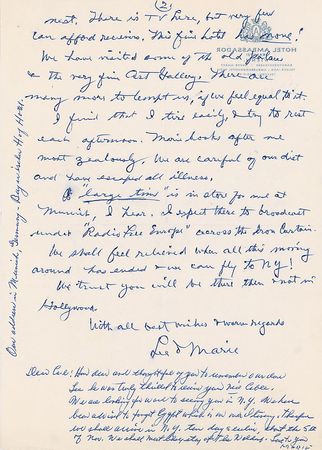 Lot #170 Lee de Forest: Enjoying wine and the countryside, the radio pioneer sends an account of his time in Germany - Image 2