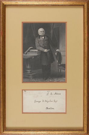 Lot #11 John Quincy Adams Free Frank