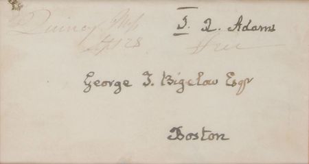 Lot #11 John Quincy Adams Free Frank - Image 2