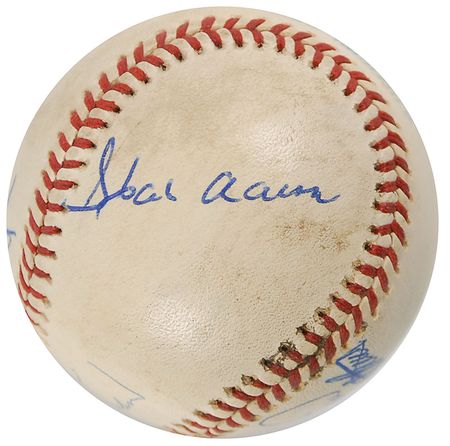 Lot #966 Baseball: 500 Home Run Club Baseball - Image 4