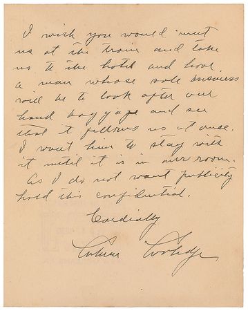 Lot #65 Calvin Coolidge Letters - Image 3