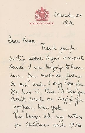 Lot #233 Princess Margaret Letters - Image 1