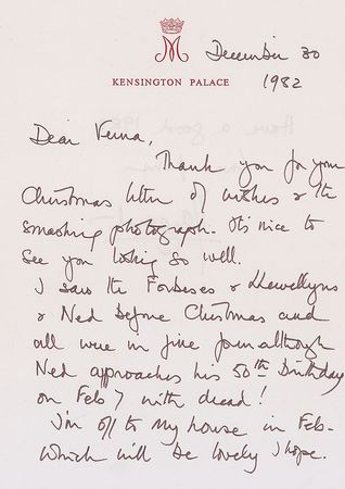 Lot #233 Princess Margaret Letters - Image 3