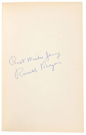 Lot #120 Ronald Reagan Book - Image 1