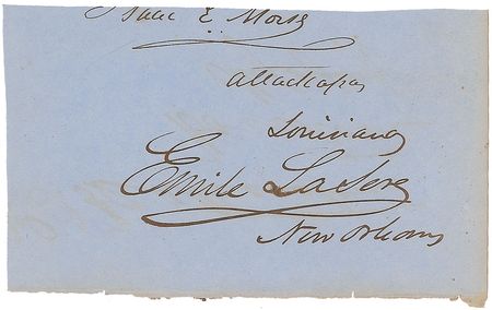 Lot #165 Jefferson Davis Signature - Image 2