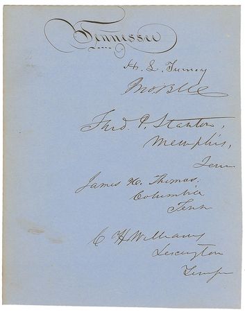 Lot #32 Andrew Johnson Signature - Image 3