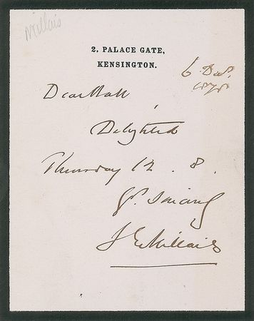 Lot #496 British Painters Handwritten Letters Signed - Image 2