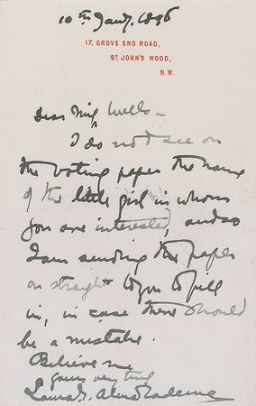 Lot #496 British Painters Handwritten Letters Signed - Image 3