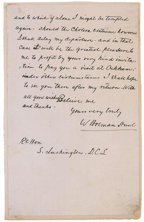 Lot #496 British Painters Handwritten Letters Signed - Image 5