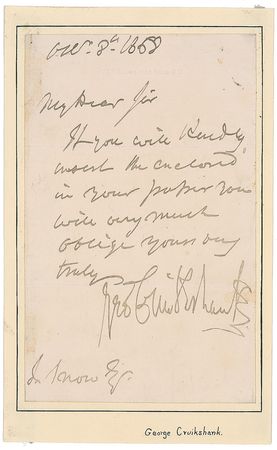 Lot #496 British Painters Handwritten Letters Signed - Image 6